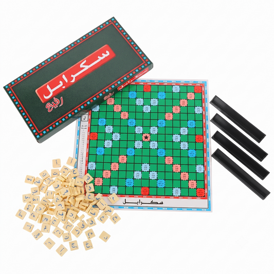 Scrabble Arabe Luxe – Jeu de Société Premium Famille