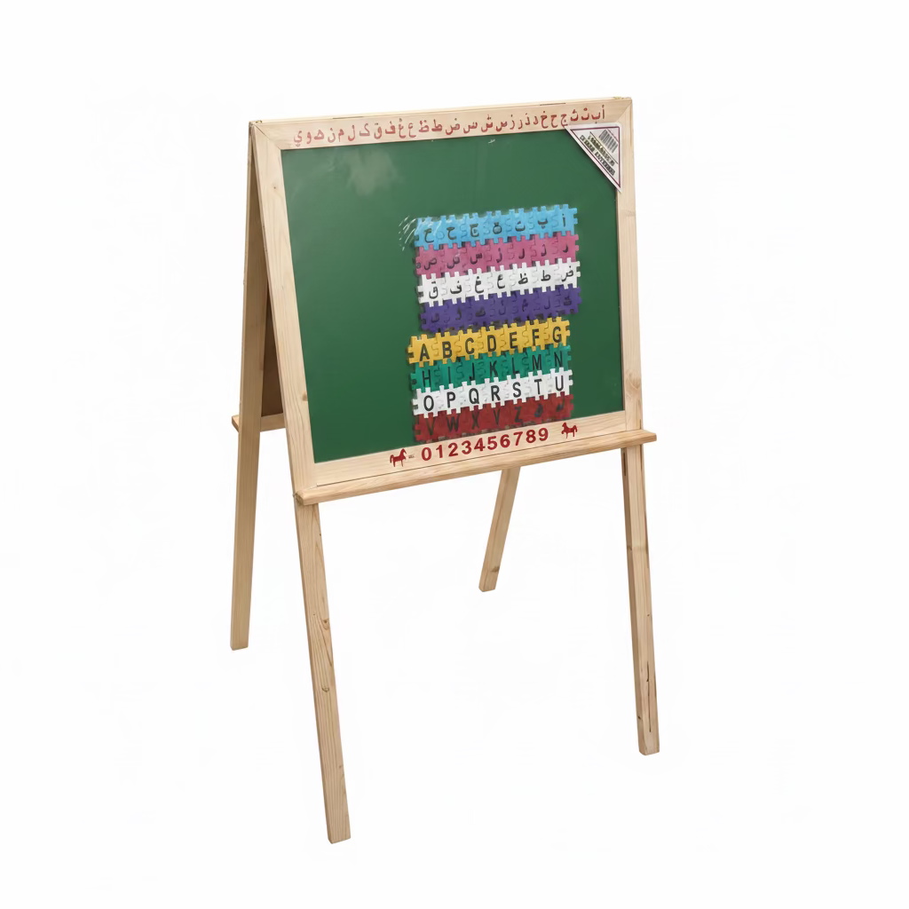 Tableau Feutre Éducatif avec Lettres pour Enfants