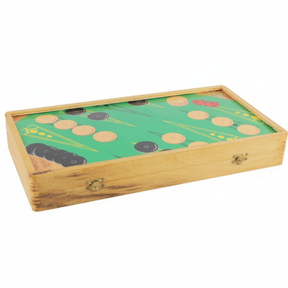Jeu de Jacquet (Backgammon) Version Voyage – Artisanat Tunisien