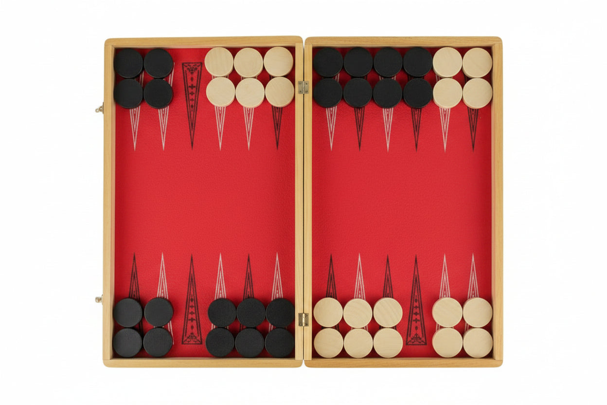 Jeu de Jacquet (Backgammon) Petit Modèle – Artisanat Tunisien